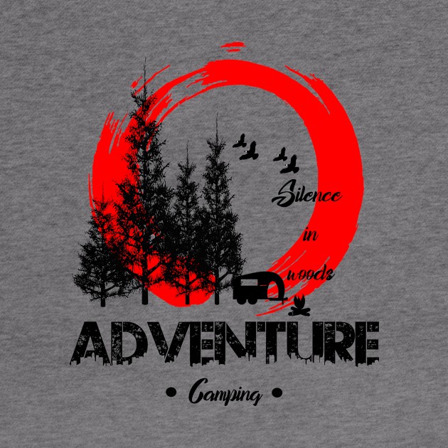 Adventure camping silence in woods by The Bombay Brands Pvt Ltd